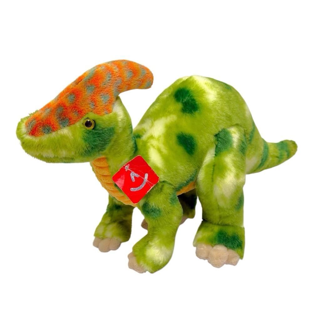 Aurora Parasaurolophus Dinosaur Plush Toy Stuffed Animal 18" NWT